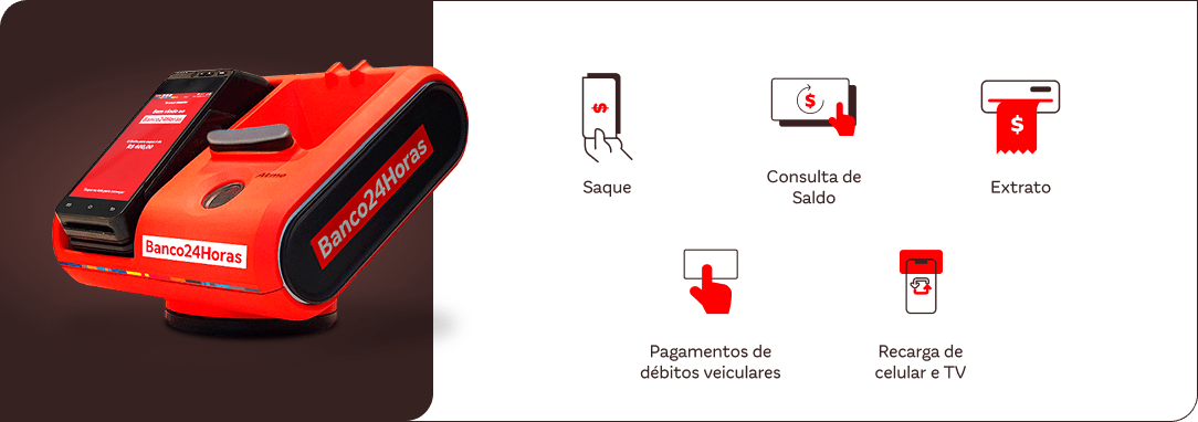 Transações disponíveis